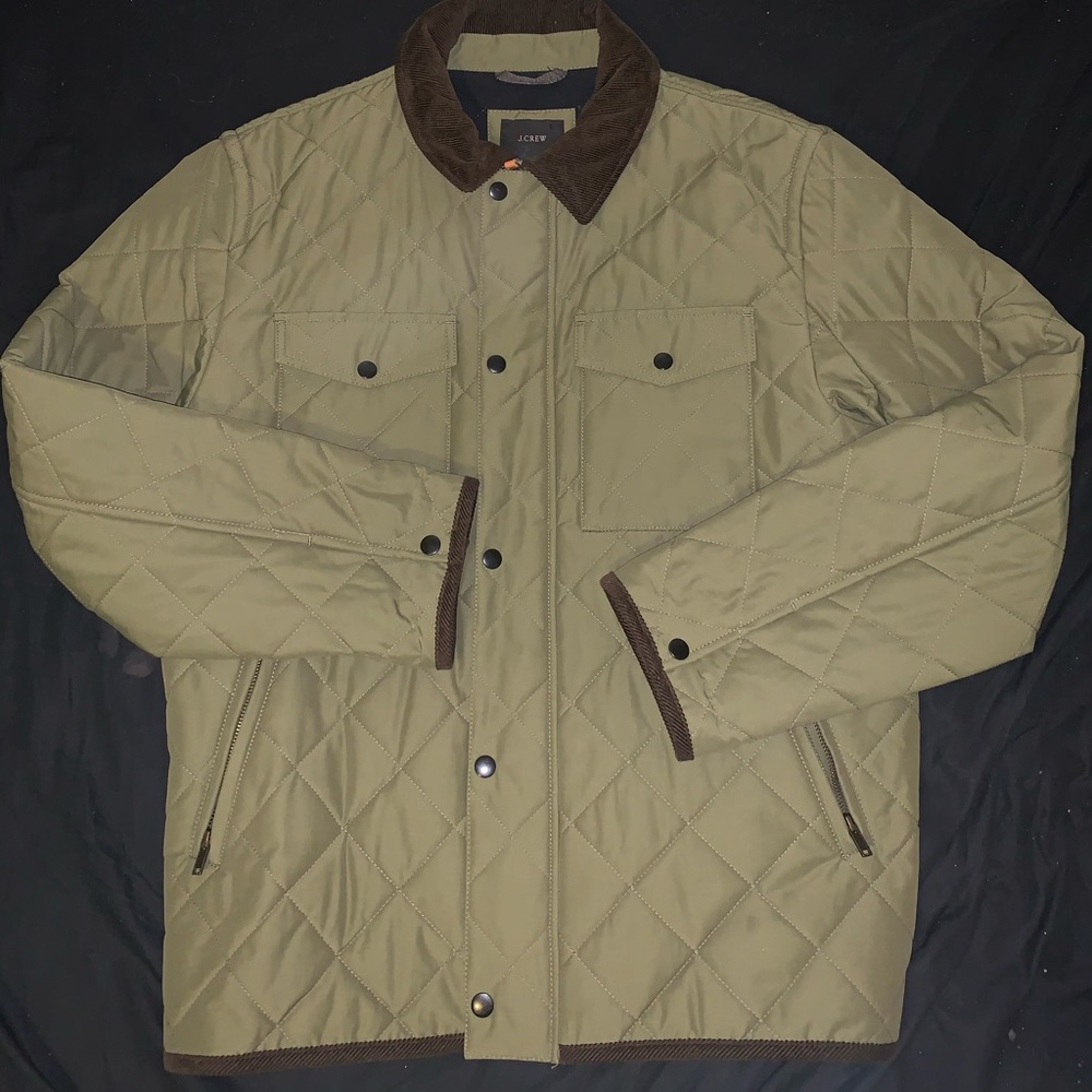 J. Crew Olive Sussex Jacket sz L